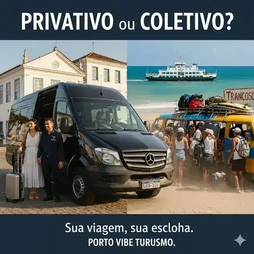 Vai para Trancoso ou Arraial? Entenda por que o Transporte Privativo é sua melhor escolha